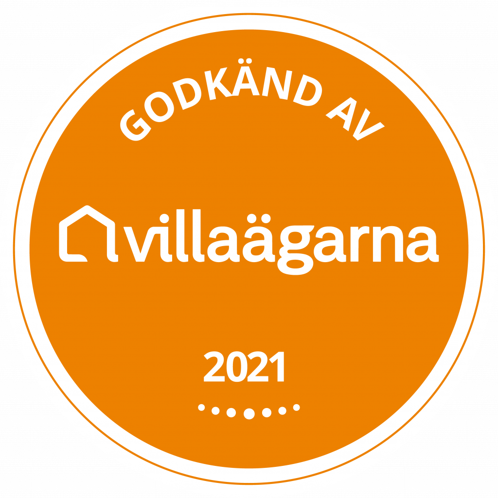 Godkänd av Villaägarna 2021